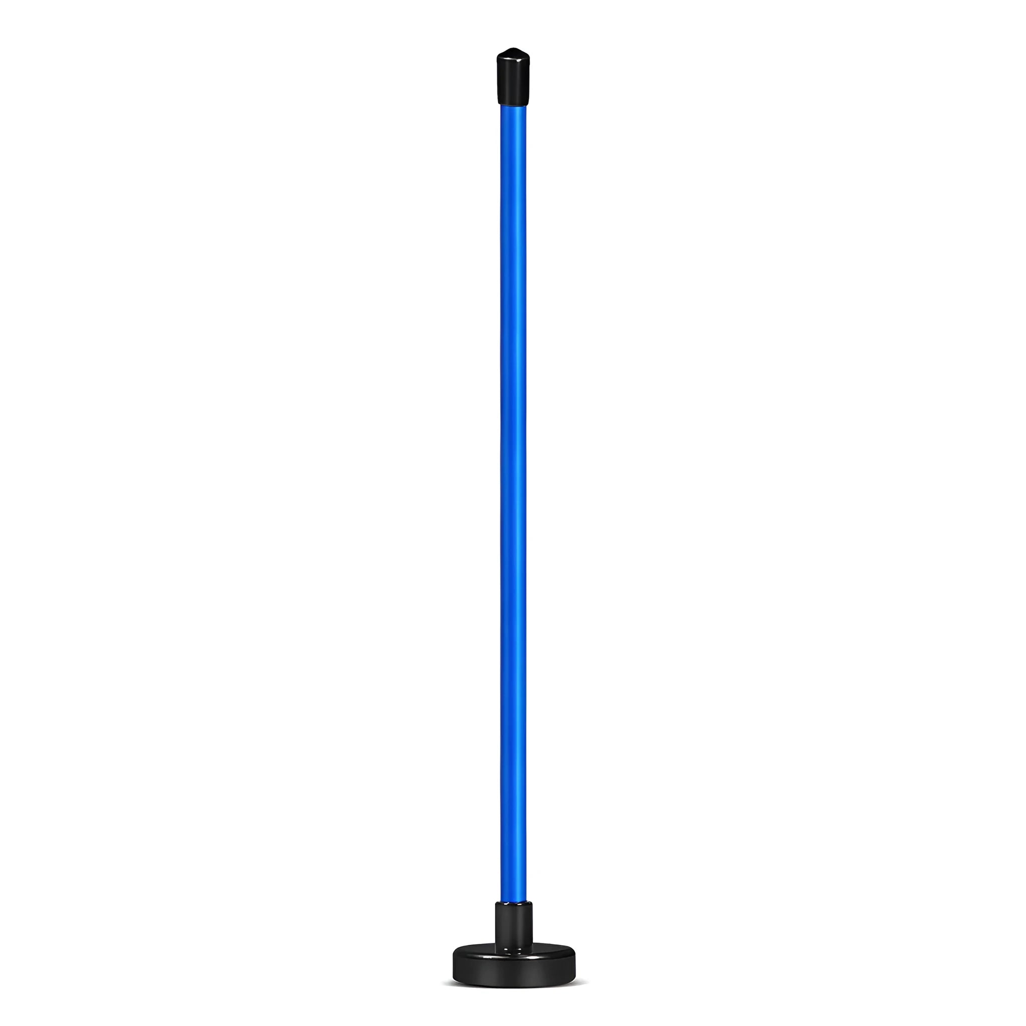 Aluminium alloy magnetic direction baseball bar golf swing trainer in red or blue colour