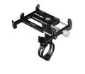 GUB Plus 6 aluminium alloy motorcycle phone holder mounted on handlebar