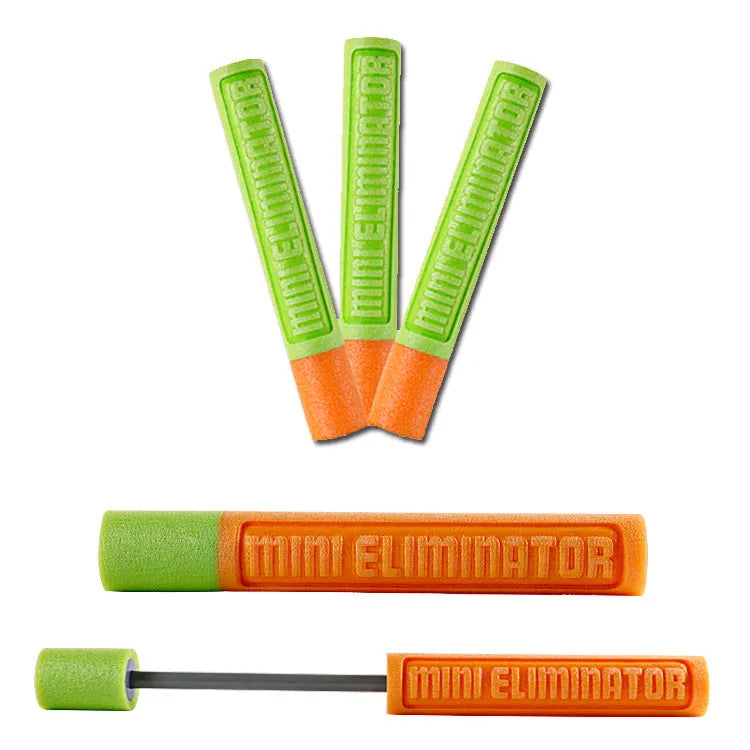 Orange EVA foam handle water blaster with large water cannon, 33cm long summer toy