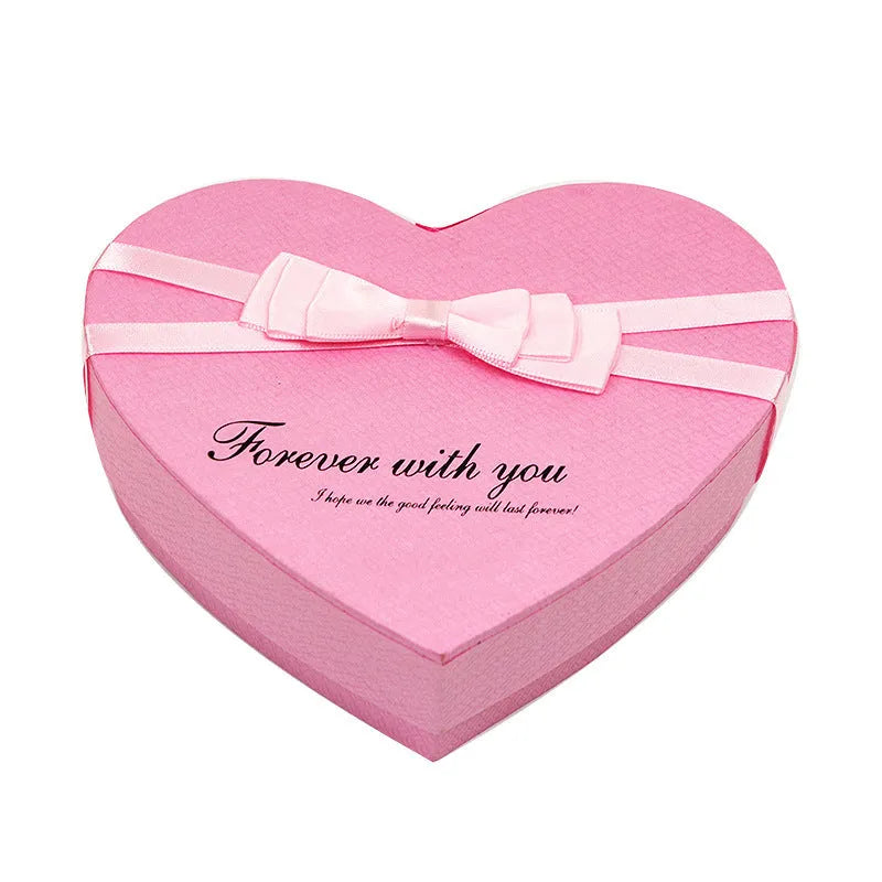 Handmade soap flower rose gift box in bear shape, pink and red colour option with ribbon on gift box