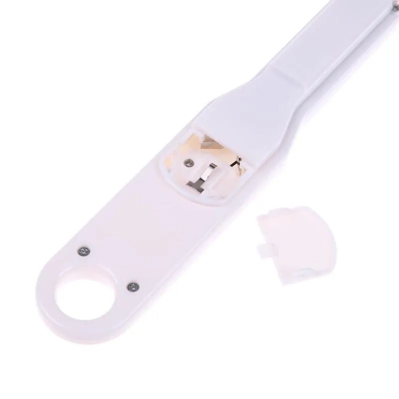 Digital kitchen spoon scale with LCD display showing weight measurement