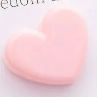 Pink heart love clip 3.2cm by 2.5cm and about 4.5g net for photo and craft decoration