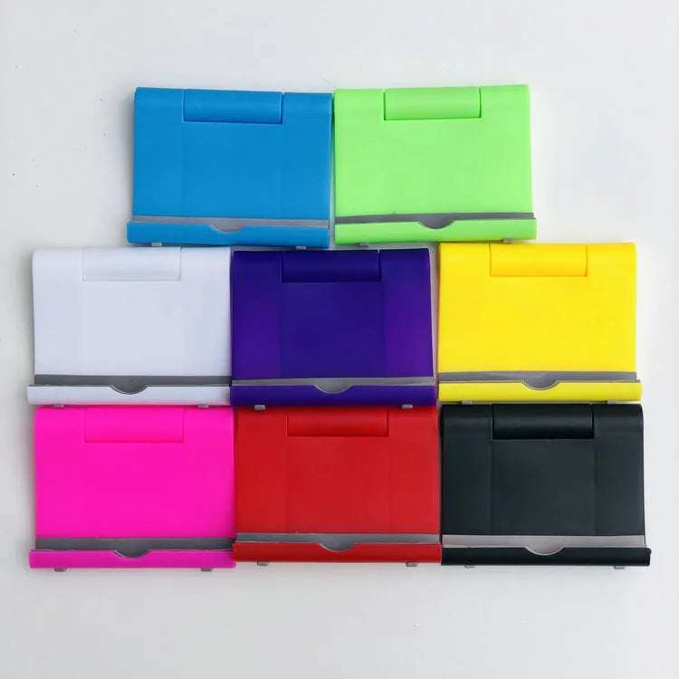 S059 universal folding phone and tablet stand in black, PP and TPR, 10cm x 8cm x 2cm, 37g