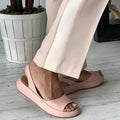 Women's jelly shoes low heel 1-3cm artificial PU upper rubber sole available in colours blue pink red yellow white orange sizes 35-43