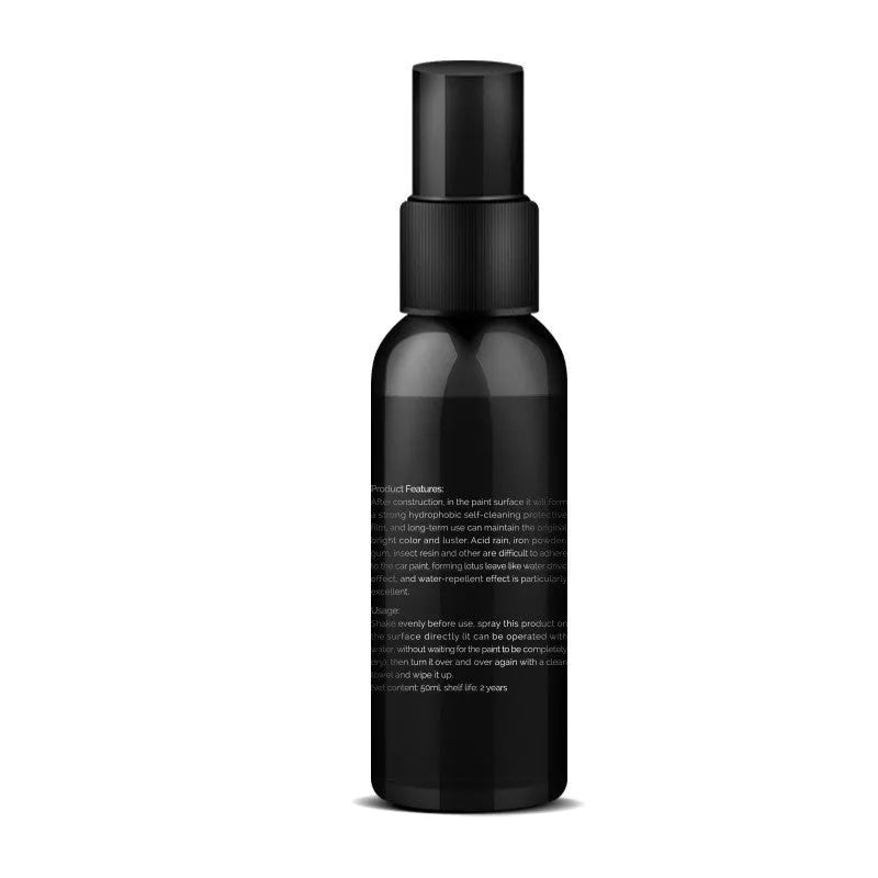 50ml black car coating spray bottle with nano liquid for paint protection