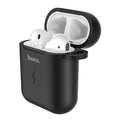 Hoco silicone headphone case for AirPods in black with wireless charging support