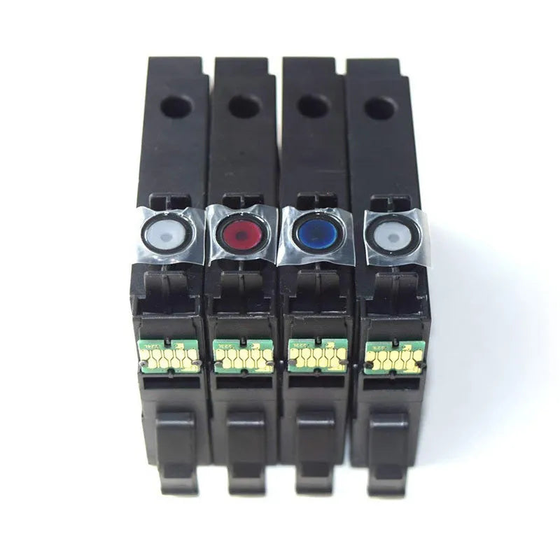 Set of 4 compatible ink cartridges black cyan magenta yellow for Epson Expression Home printers