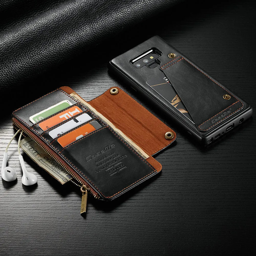 PU leather flip phone case for Samsung Galaxy Note9 in three colour options