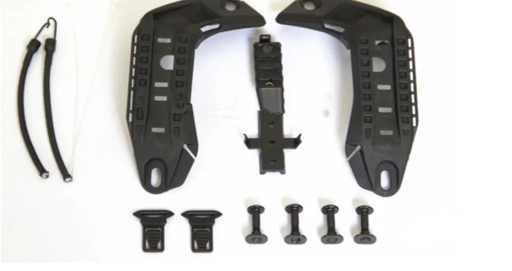 PA nylon 20mm guide rail slider accessory for 2000 series tactical helmets in black colour