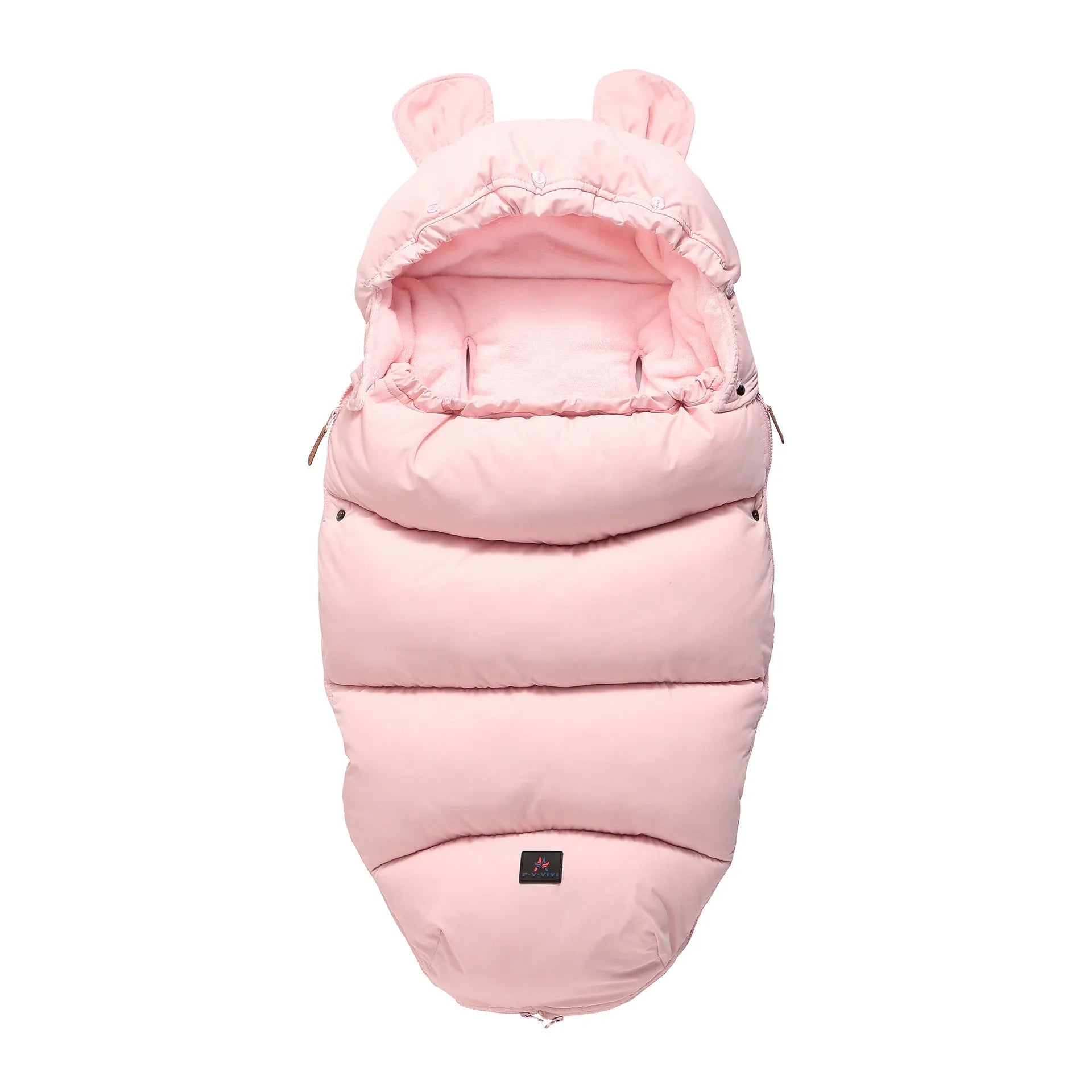100cm cotton blend baby stroller sleeping bag in silkworm cocoon style on a pram