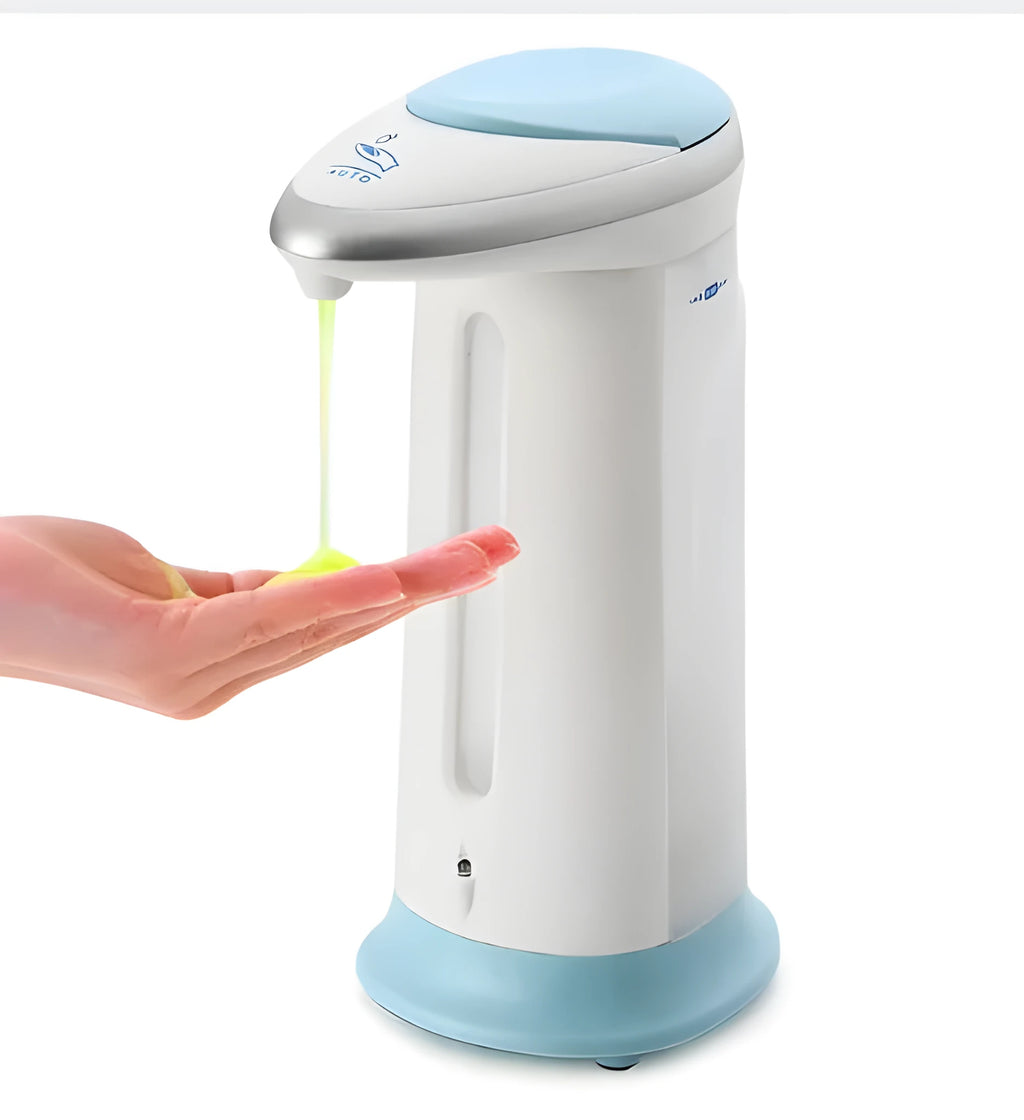 Desktop automatic sensor soap dispenser in multi-colour with 400ml capacity and infrared sensor.