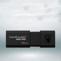 Black dual-use USB flash drive with sliding cover for mobile phone and computer data transfer