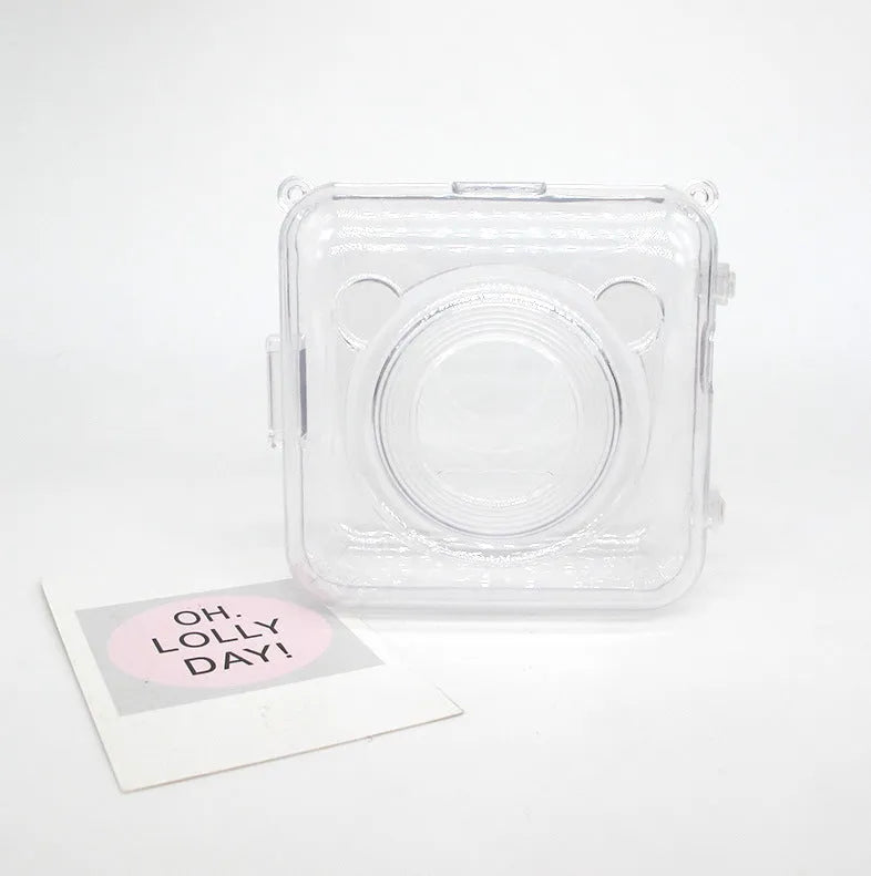 Clear PC protective case for Eric Bear A6 thermal printer with injection moulded shell