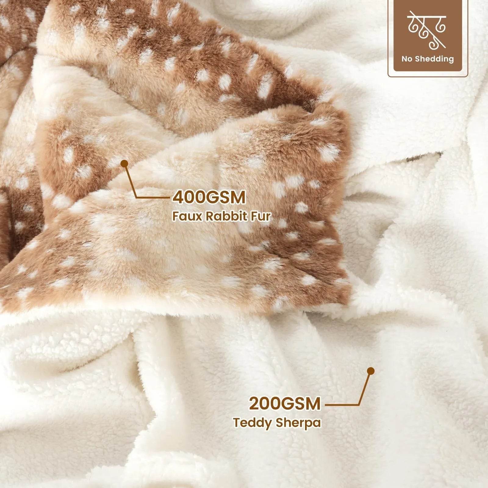 White polyester flannel blanket with animal stripe pattern in European and American style