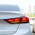 Hyundai Sonata tail light outer half assembly red LED ABS aluminium construction