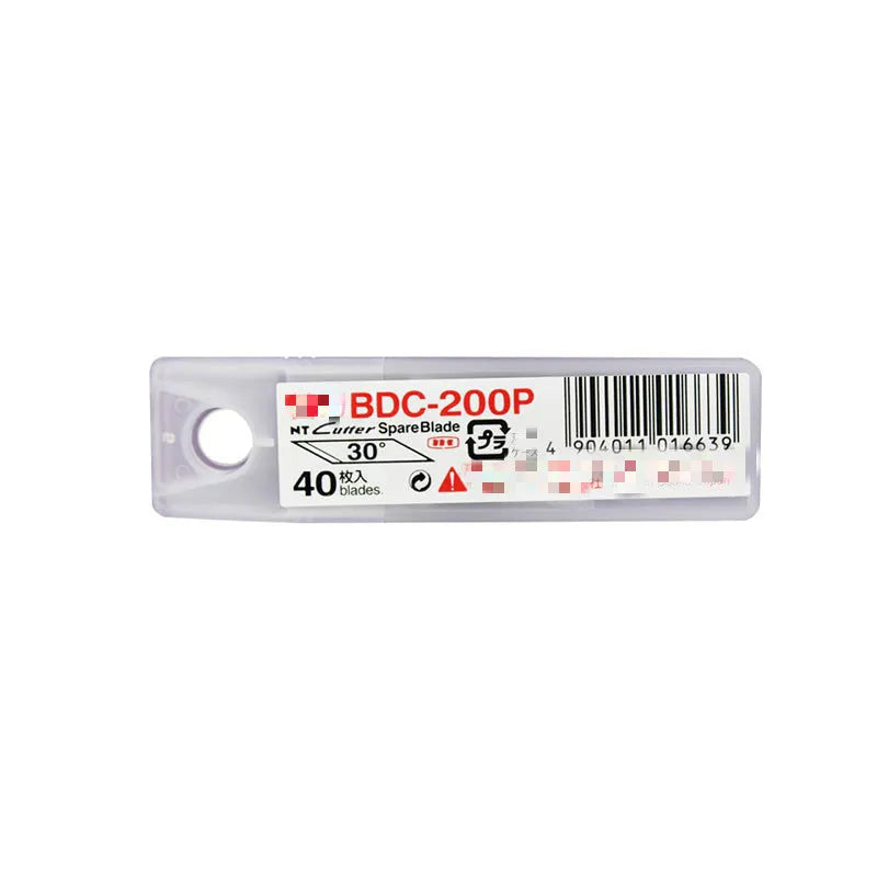 NT Cutter BDC-200P 30-degree and BDA-200P 45-degree replacement blade packs with 40 blades each