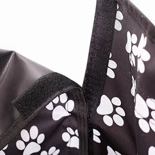 Paw Print waterproof Oxford cloth dog car mat for SUV boot and trunk