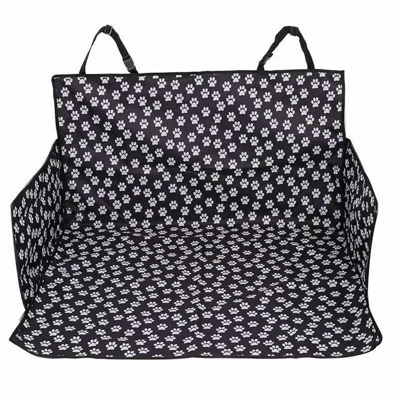 Paw Print waterproof Oxford cloth dog car mat for SUV boot and trunk