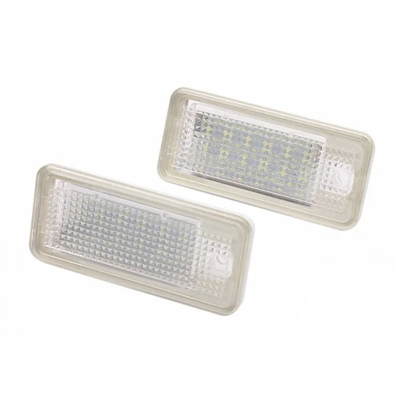 LED license plate light for Audi vehicles, 12V 4W 6500K cool white, PC material housing