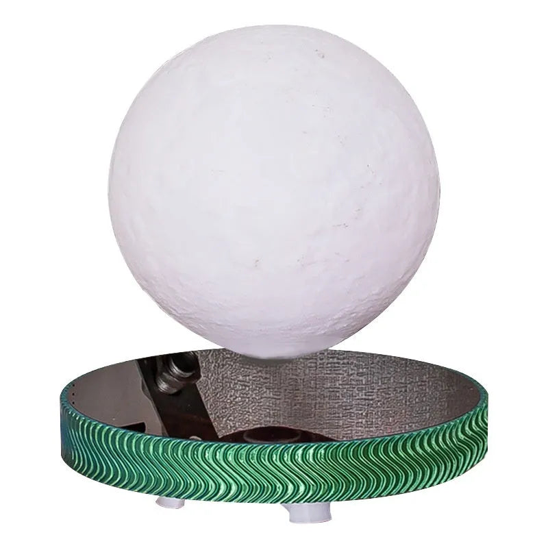 Magnetic suspension moon night lamp with floating 3D printed planetary model