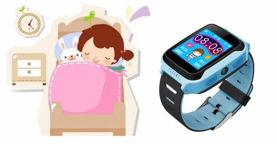 Smart watch with 1.44-inch touch screen, silicone strap, available in blue, orange, pink