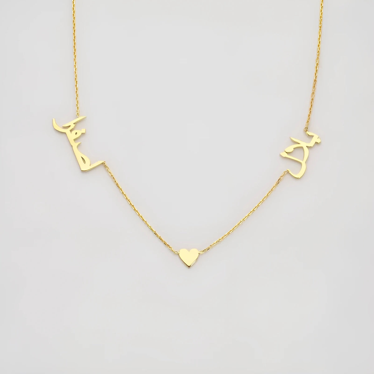 Stainless steel necklace in gold, rose gold, or silver with 37, 45, 50, or 55 cm chain length
