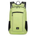 AZELA Lightweight Hiking Backpack in White with multiple pockets and breathable mesh straps for outdoor travel