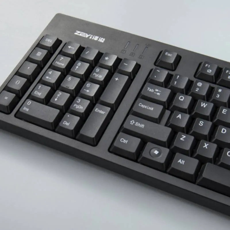 Wired USB keyboard with backlight and waterproof function, black, new ABS material, 465mm width