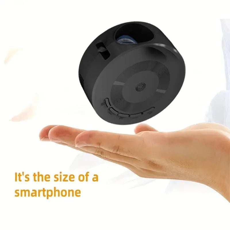 Portable black plastic 1080p USB wired projector for mobile phone screen mirroring