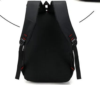 Lightweight teenage backpack with reinforced shoulder straps and side pockets