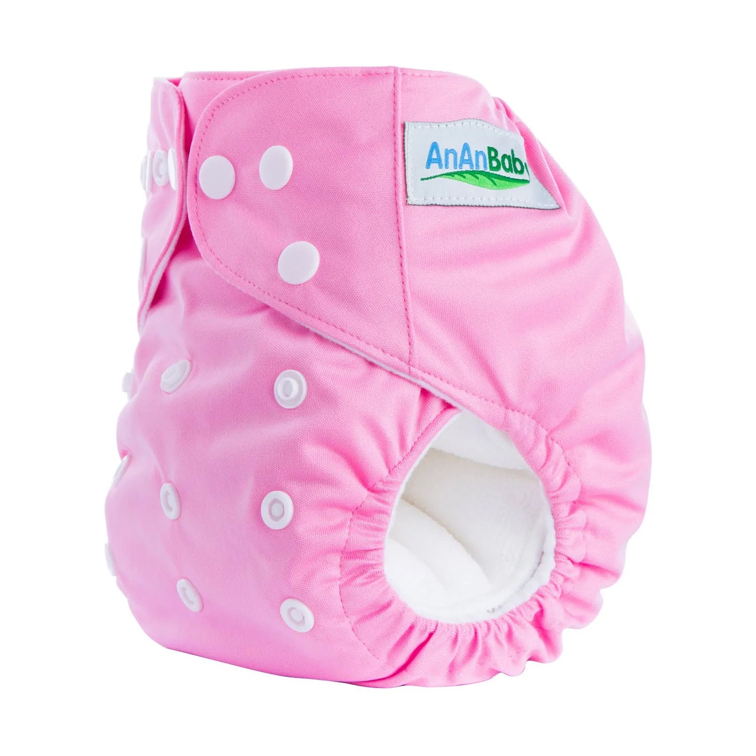 Solid colour leak-proof baby diaper pants with bamboo charcoal lining, 36.5x32.5cm, for babies 3-15kg