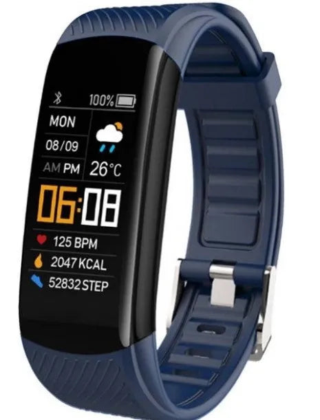 C5S smart fitness bracelet with a black TPU strap and a 0.96-inch touchscreen display.
