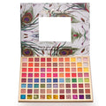 88-colour eye shadow tray with 39 glitter 39 matte shades in photo colour, magnetic cover, 30.5x22.7x1.2cm
