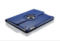 iPad PU leather clam shell protective case shown in various colours including pink, blue, and black.