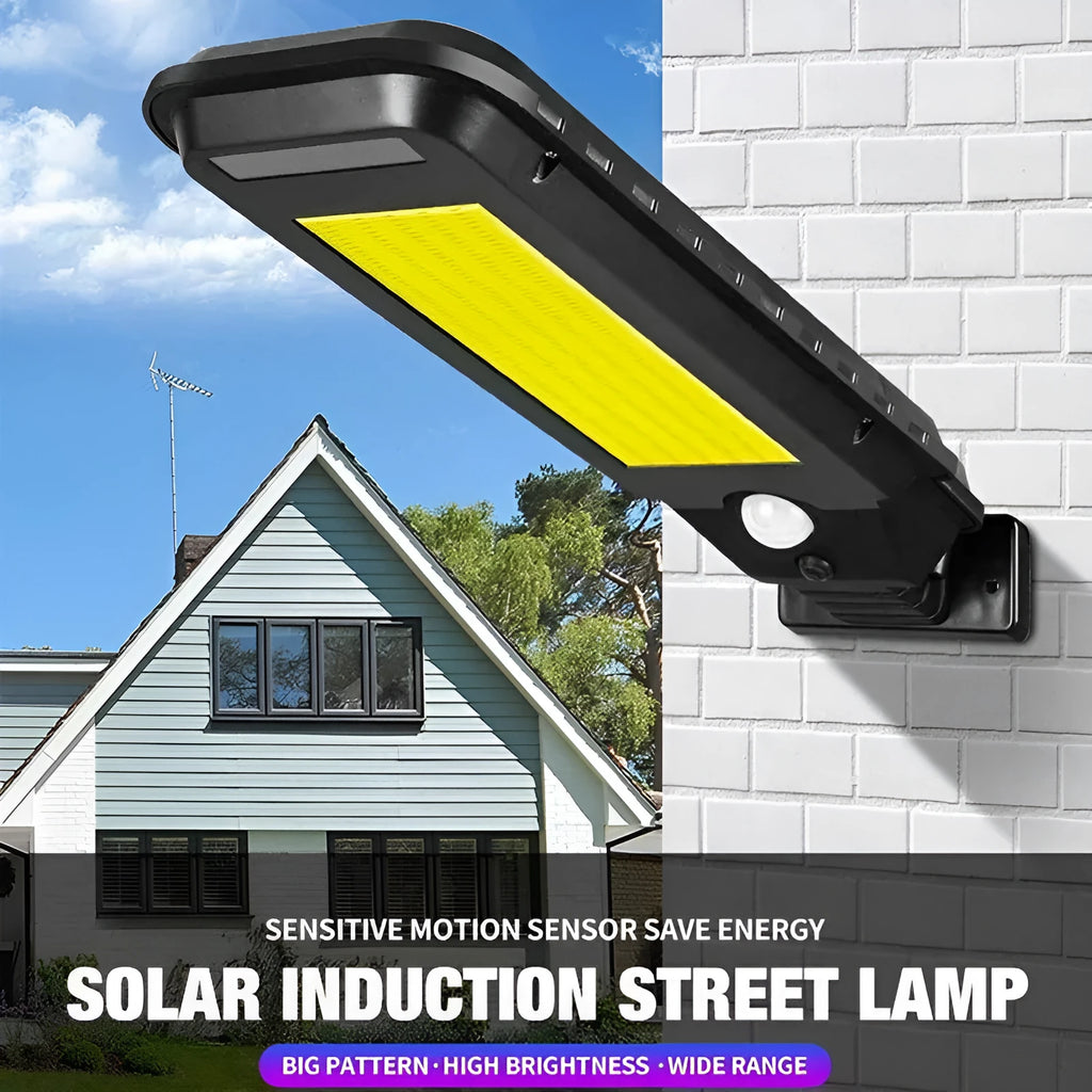 Solar human body induction wall lamp, ABS housing 96x124x48mm, 1200mAh battery, 20 LED patches, 3-5m detection