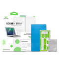 Matte anti-glare screen protector film for 13-inch MacBook Pro with installation tools.