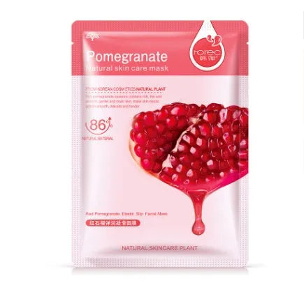 Aloe vera sheet mask 30g for moisturising and pore care white packaging
