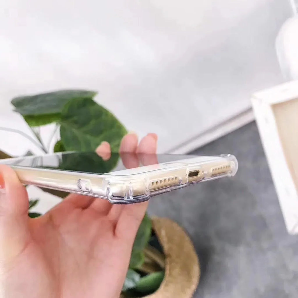 Mirror finish TPU phone case for iPhone shown in multiple colour options
