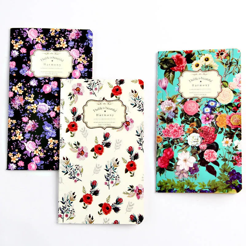 A5 kraft paper notebook with a hand-stitched binding and a hanging tassel bookmark in a natural design.