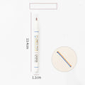 Stereo double line pen with two colours and 0.5mm tip for student note-taking
