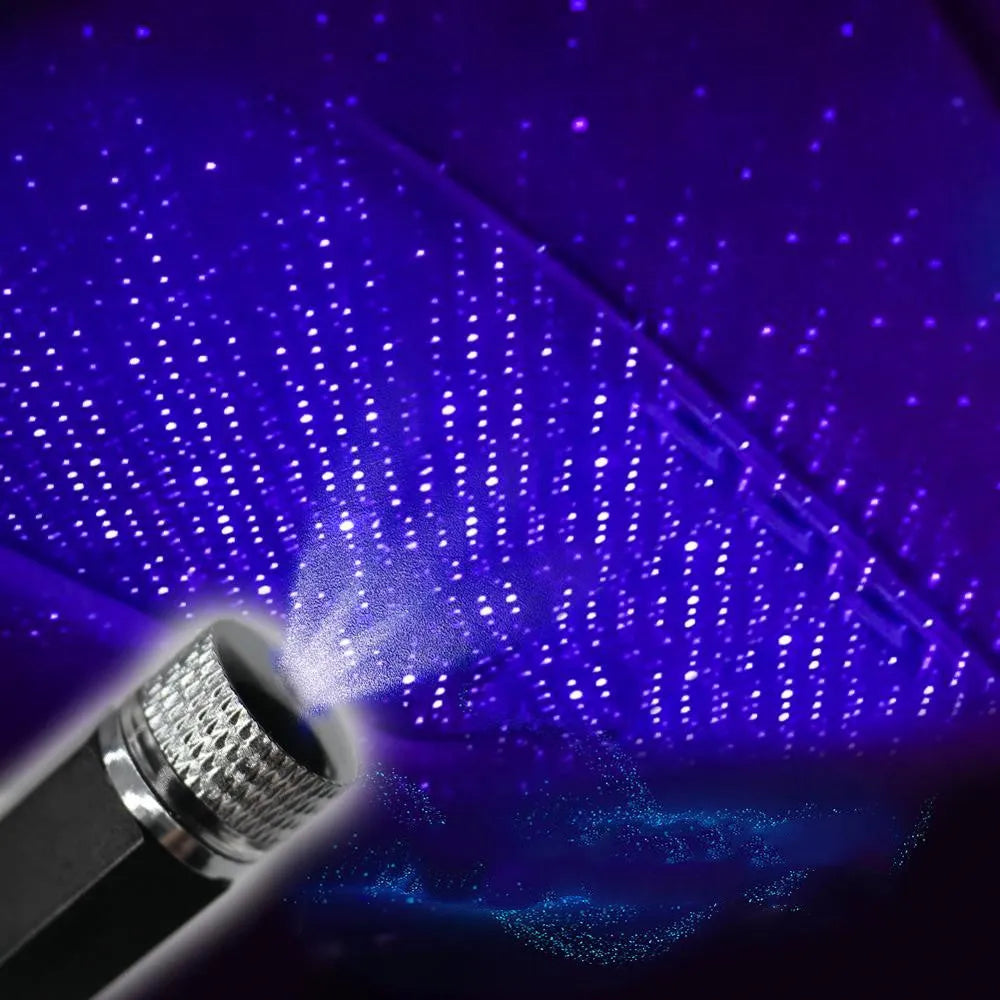 USB car roof star light with purple starry sky effect for GM vehicles