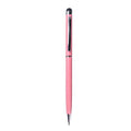Rotating touch screen metal capacitive pen with 0.5mm tip in seven colour options