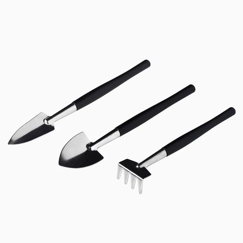 Succulent and bonsai gardening tool set with 15 pieces including tools and a 75cm square cushion.