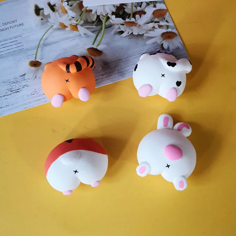 Car vent clip air freshener with diffuse stone and 5ML essential oil, nine animal styles