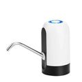 Electric water pump for bottled water in black, 13x7.5cm, with USB cable and manual