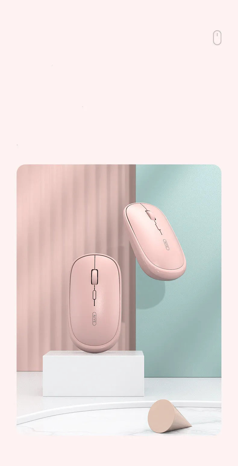 M900 rechargeable wireless mouse in black with USB receiver, 2.4GHz 1000dpi for laptop