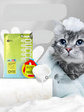 Pet deodorant cleaning wipes pack of 4 with sugarcane extract and rosemary leaf oil