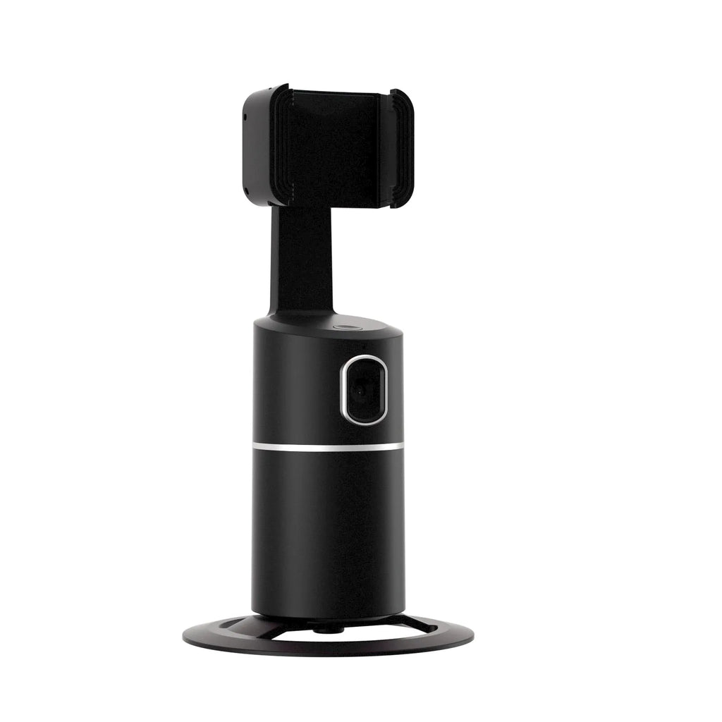 Smart tracking gimbal for mobile phones with 360-degree rotation and clip installation
