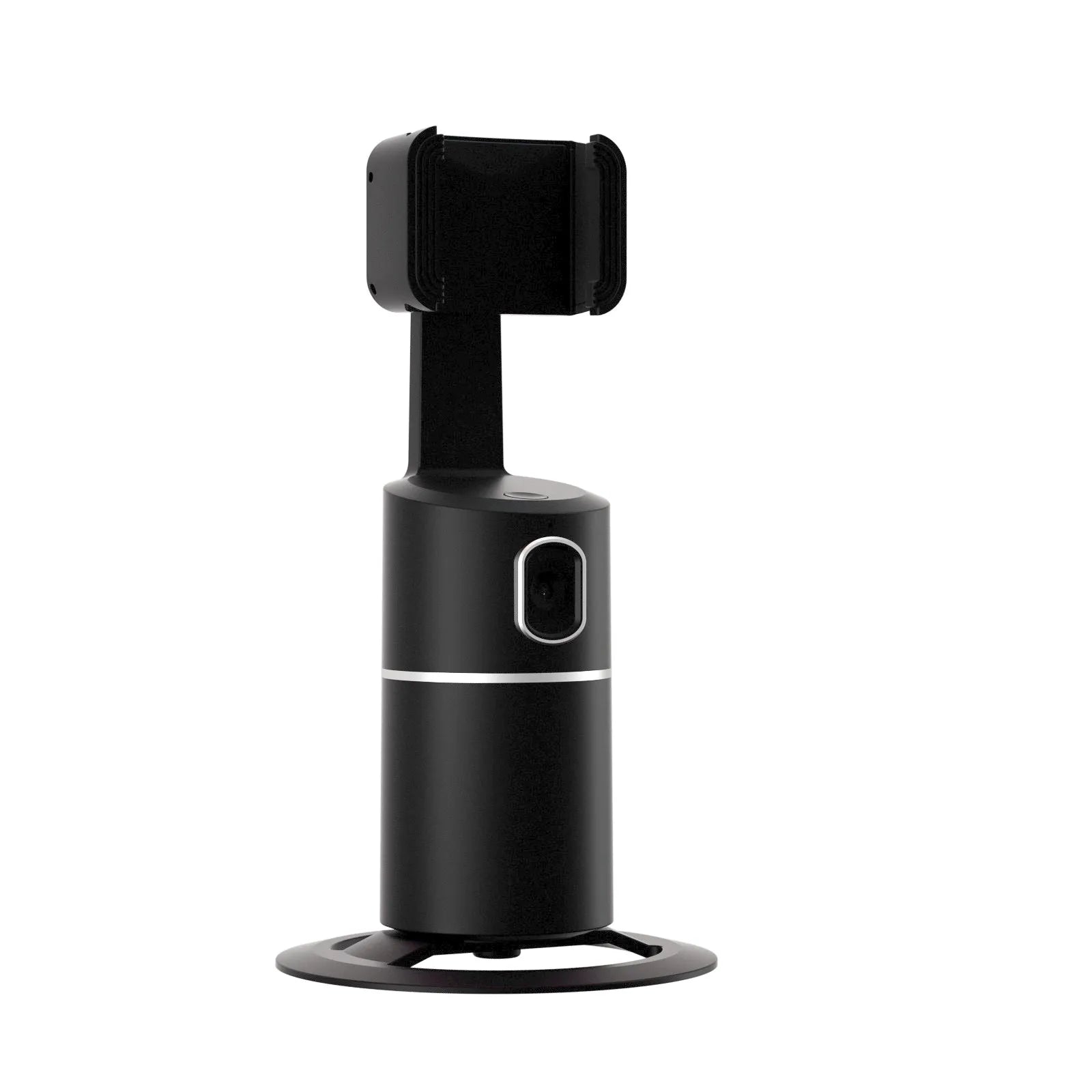 Smart tracking gimbal for mobile phones with 360-degree rotation and clip installation