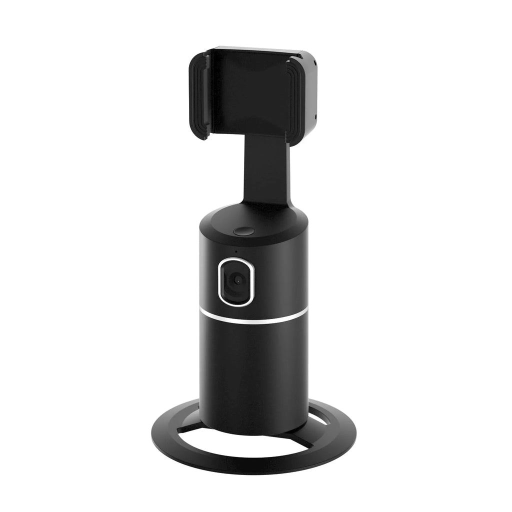 Smart tracking gimbal for mobile phones with 360-degree rotation and clip installation